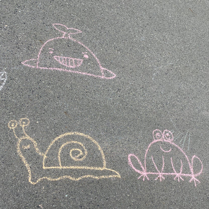 Children's Chalk Art